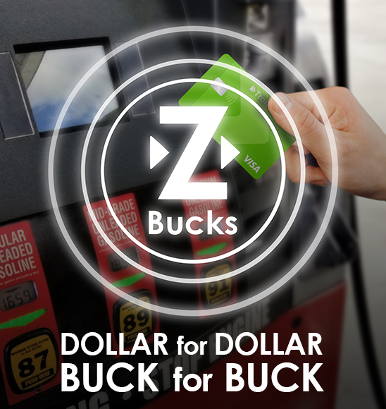 Earn Z-Bucks at Gas Pump